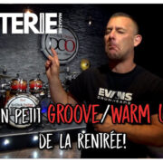 Cours de batterie : « Mon petit groove warm up de la rentrée ! »