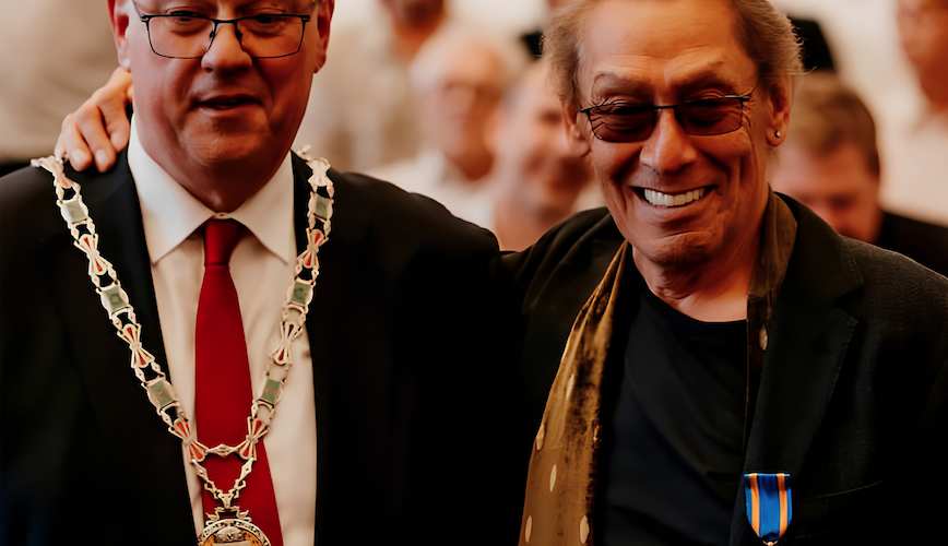 Alex Van Halen fait Chevalier au Pays-Bas